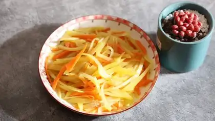 Carrot with potatoes