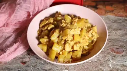 Chicken curry potatoes