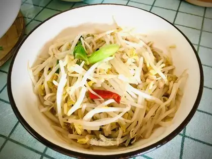 Jealous green bean sprouts
