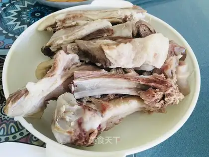 Hands on lamb chops