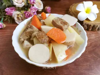 Salted radish potatoes