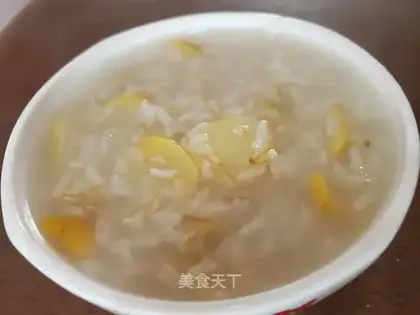 Chicken rice congee