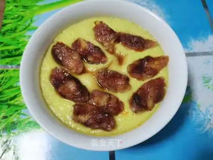 Weenie steamed eggs