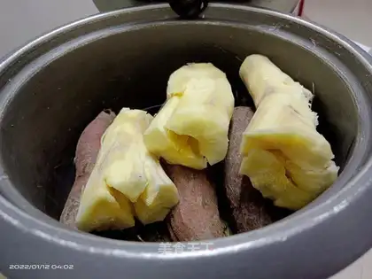 Steam cassava melon