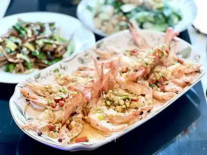 Garlic shrimp