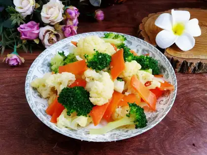 Carrot, double flowers