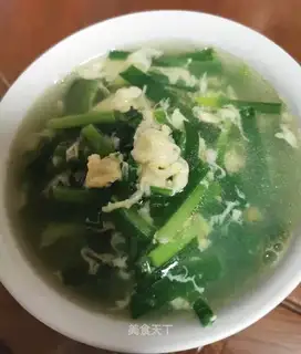 The omelet soup