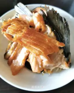 It's a salmon bone