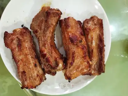 Rich garlic ribs