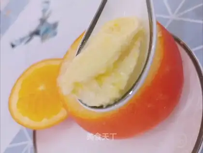Orange pudding