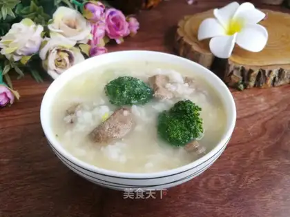 Porridge of broccoli
