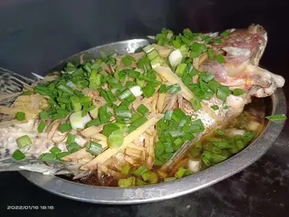 Steam fish