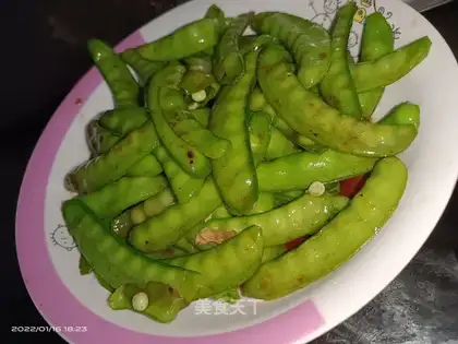 Fried Dutch beans