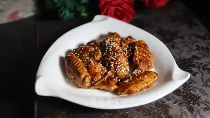 Red fried chicken