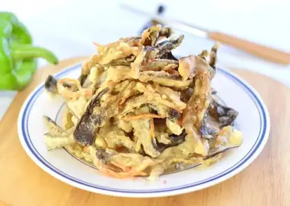 Fried mushrooms