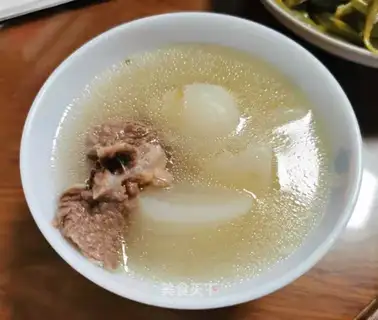 ♪ White radish abalone steak soup ♪