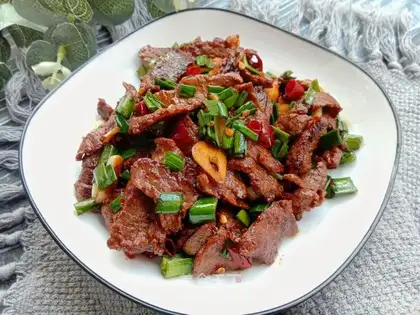 Fried beef