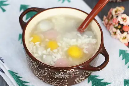 Wine and soup