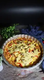 Corn beef pizza