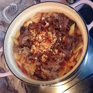 A boiled beef roll