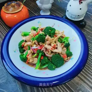 Chicken, broccoli