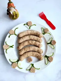 Homemade beef sausages