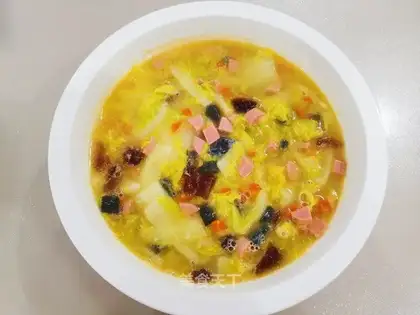 We'll have soup and doll food