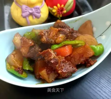 Potato-burning cow