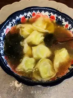Shrimp chicken soup