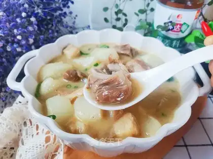Lamb radish soup