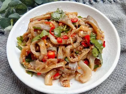 Smash the mushrooms