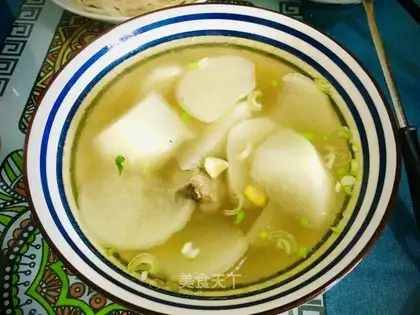 Bones and radish
