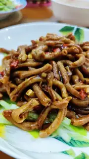 The duck intestines