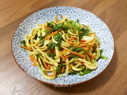 The carrots are fried