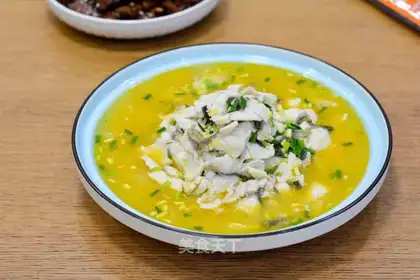 Pork fish soup