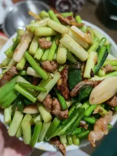 Garlic fried meat