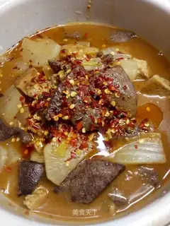 Boiled liver