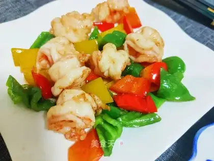 Five-color shrimp balls