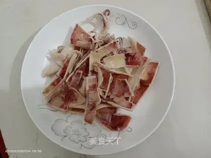Boiled squid