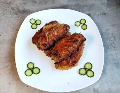 Roasted chicken wings