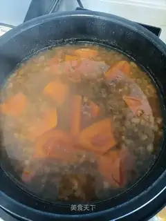Potato green bean soup