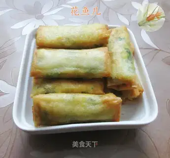 Sole egg rolls