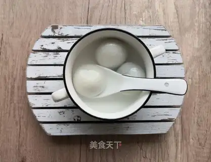 Black sesame soup