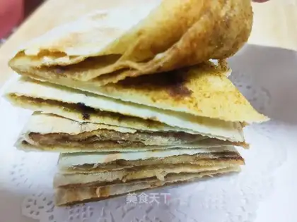 Sesame sauce red sugar pancakes