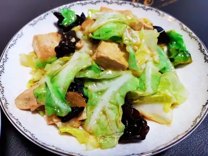 The cabbage is sour