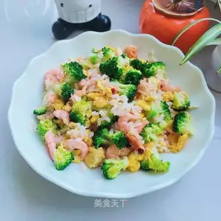 ♪ ♪ West blue flower fried rice ♪