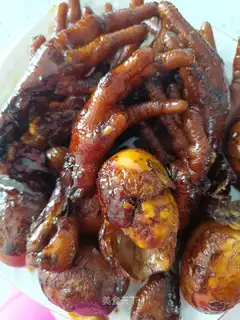 Amber chicken claws