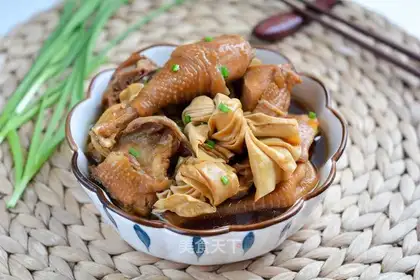 Red chicken tofu