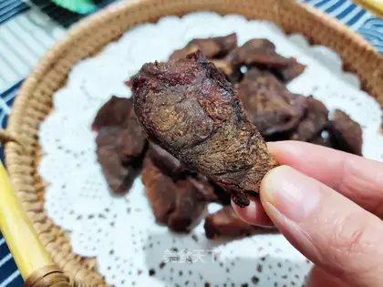 Homemade spicy beef