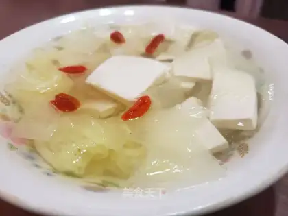 Bean tofu soup